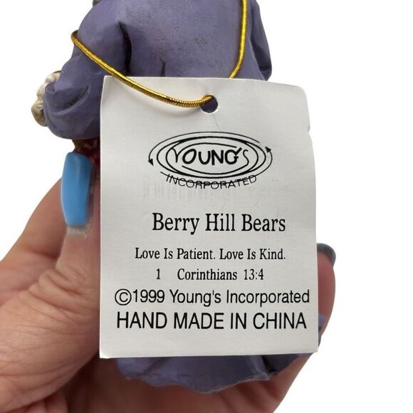 Vintage 1999 Berry Hill Bears Then Shalt Thou Walk in Thy Way Safely‎ Figurine - Picture 11 of 11